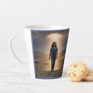 Niemals getrennt von Gott Milchtasse