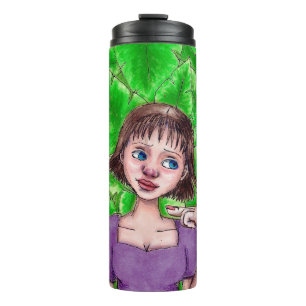 Niemals Gonna Leaf Zeichnend Tumbler Thermosbecher