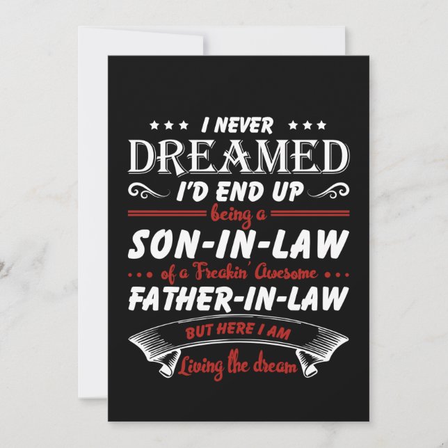 Niemals in der Rechtswissenschaft und im Vaterland Dankeskarte (Vorderseite)