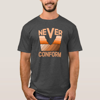 Niemals Konform - Winkeldiskordanz des Geologen T-Shirt