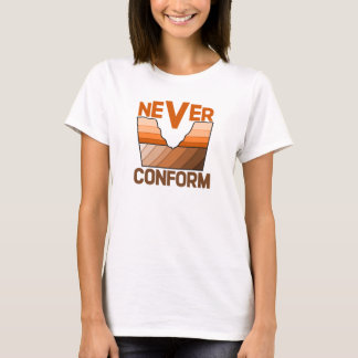 Niemals Konform - Winkeldiskordanz des Geologen T-Shirt