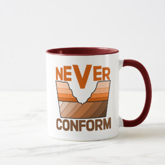 Niemals Konform - Winkeldiskordanz des Geologen Tasse