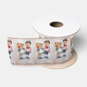 Niemals Küsste ein Girl Ribbon Satinband