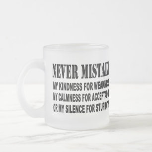 NIEMALS MISTAKE MATTGLASTASSE