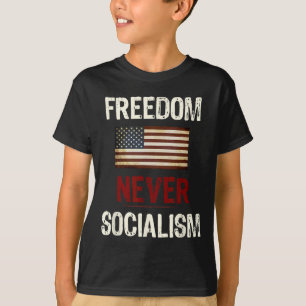 Niemals Sozialismus Antisozialistische Republikane T-Shirt