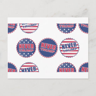 niemals Trump Postkarte
