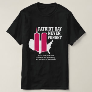 Niemals vergessen 11. September 20. Jahrestag Patr T-Shirt