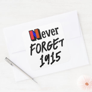 Niemals vergessen 1915 Aufkleber