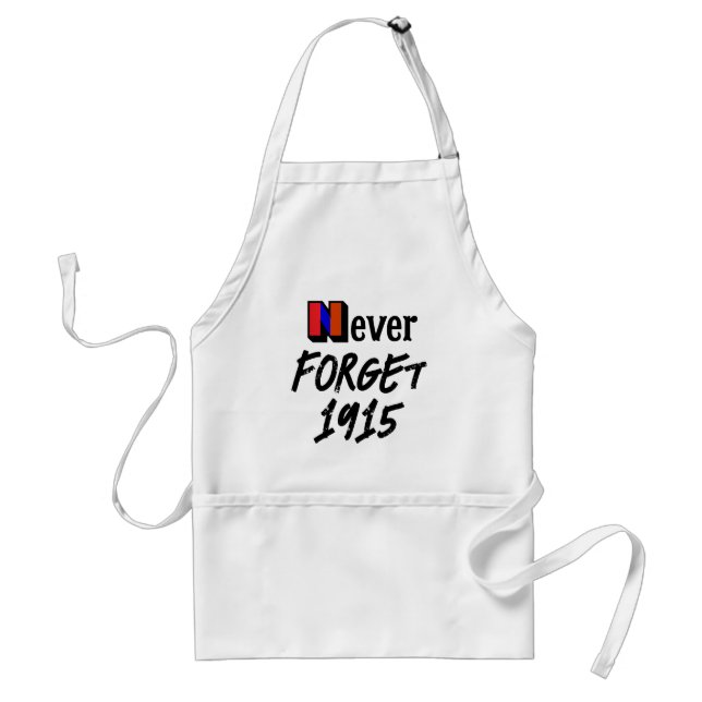Niemals vergessen 1915 Schürze (Vorne)