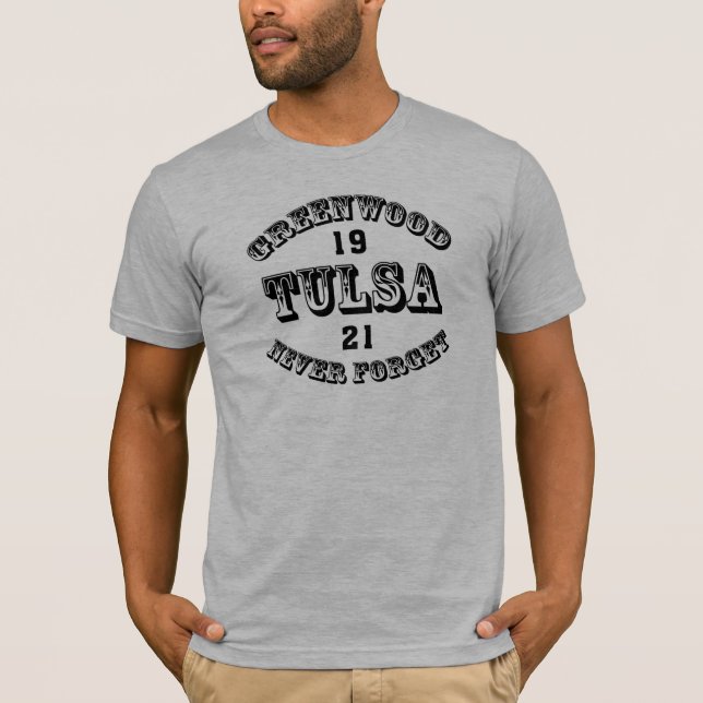 NIEMALS VERGESSEN - BLACK WALL STREET - GRÖNWOOD 1 T-Shirt (Vorderseite)