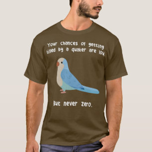 Niemals Zero Quaker Parrot T-Shirt
