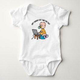 Niemand-Baby Jersey Bodysuit Baby Strampler