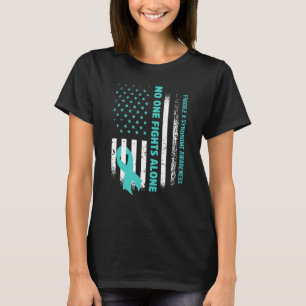 Niemand bekämpft das Fragile X Syndrom alleine USA T-Shirt