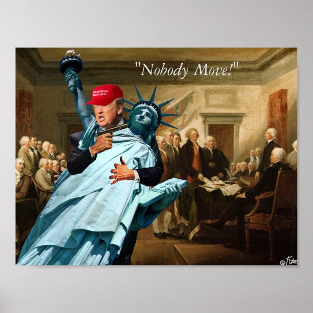 "Niemand bewegt sich!" Poster (Vorne)