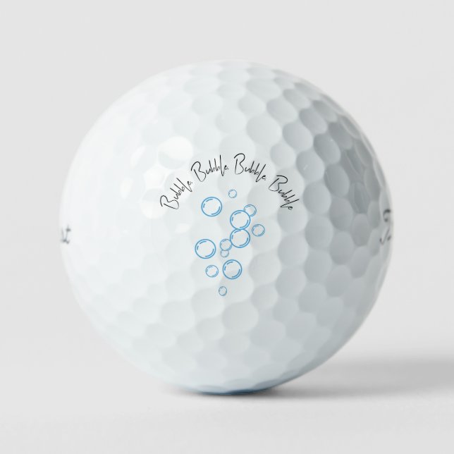 Niemand bläst die Schuld auf Golfball (Vorderseite)