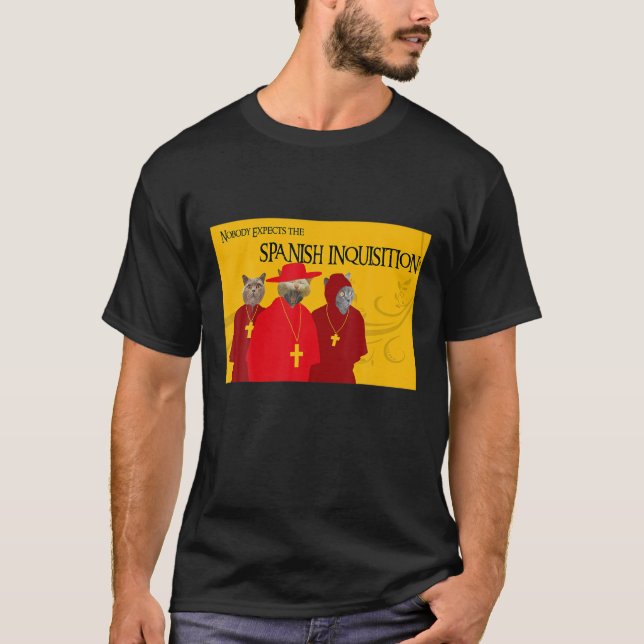 Niemand erwartet die spanische Inquisition T-Shirt (Vorderseite)