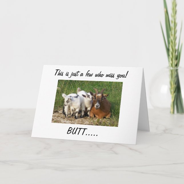 NIEMAND FEHLT DICH ALS "ICH TUN" KARTE (Vorderseite)