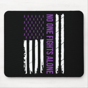 Niemand fliegt allein Lila Ribbon Heimerheimer's A Mousepad