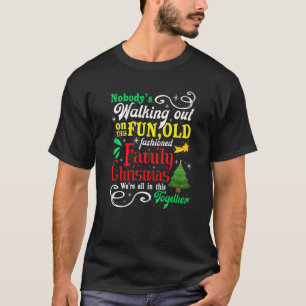 Niemand geht auf diesem lustigen, altmodischen Fam T-Shirt