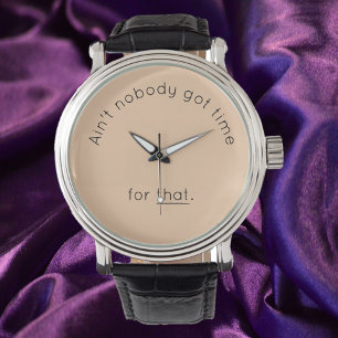 Niemand Got Zeit für diese Uhr