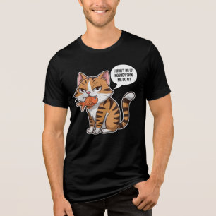 Niemand hat mich das machen sehen Tri-Blend shirt