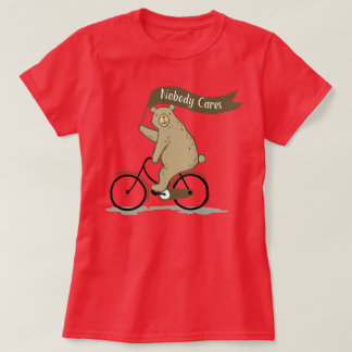 Niemand interessiert sich Bären, lustigen, T-Shirt