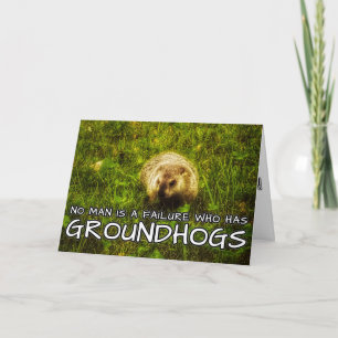 Niemand ist ein Versager, der eine Groundhogs-Kart Karte