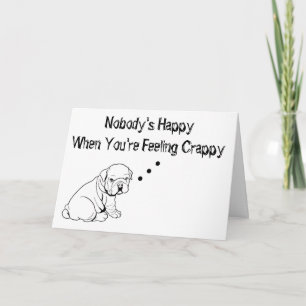*NIEMAND IST GLÜCKLICH, WENN SIE GEFÜHL-KRAPPY*-KA KARTE