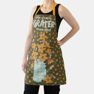 "Niemand ist größer" Punny Customizable Schürze