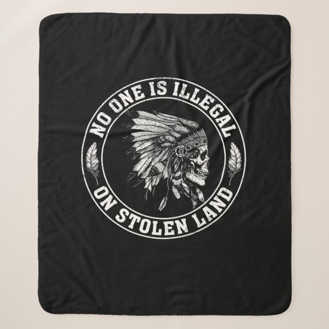 Niemand ist illegal auf dem heimgeplagten amerikan sherpadecke (Vorderseite)