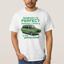 Niemand ist perfekt mit DAF 66 Sedan T-Shirt