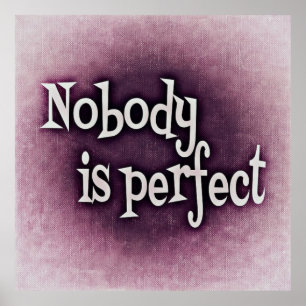 Niemand ist perfekt poster