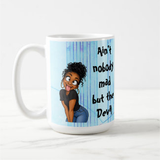 Niemand ist wütend außer dem Teufel Kaffeetasse