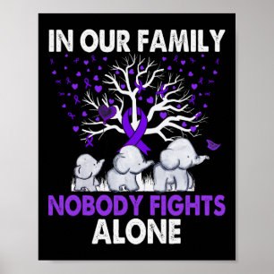 Niemand kämpft allein die Elefanten der Familie He Poster