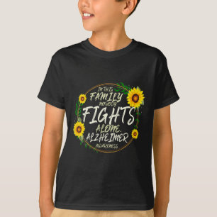 Niemand kämpft allein. Familienunterstützung. Heim T-Shirt