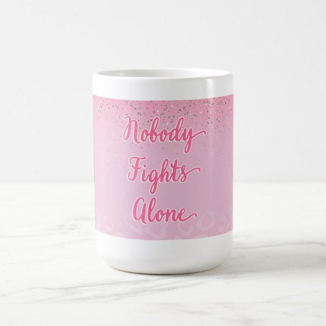 Niemand kämpft allein kaffeetasse (Mittel)