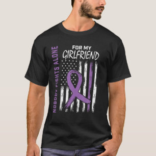 Niemand kämpft allein mit der Freundin Epilepsy T-Shirt