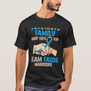 Niemand kämpft allein Team Faszination Familie T-Shirt