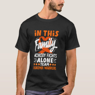 Niemand kämpft allein Team Leukämie Krieger T-Shirt