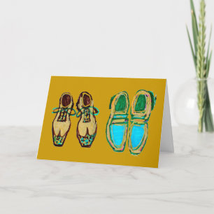Niemand kann Ihre Schuhe, Vater-Gruß-Karte Karte