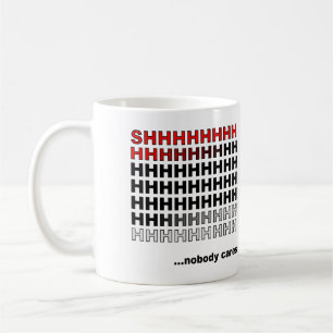 Niemand kümmert sich Lustiger Becher oder Reisebec Kaffeetasse