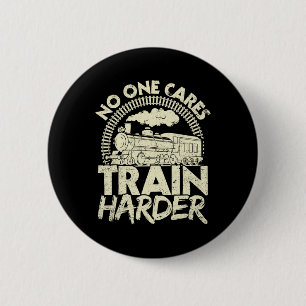 Niemand kümmert sich Trainier härter Fitnessstudio Button