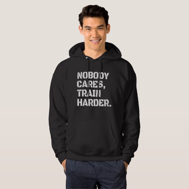 Niemand kümmert sich um den Zug Hoodie (Vorne ganz)