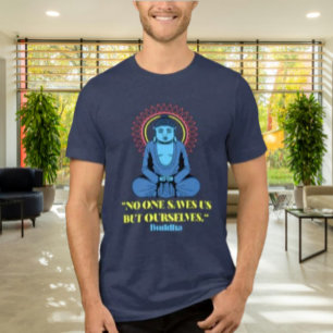 Niemand rettet uns außer wir selbst – Buddha Zitat Tri-Blend Shirt