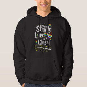 Niemand sollte in einem Closed-LGBT-Gay Pride 6 le Hoodie