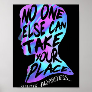 Niemand sonst kann Selbstmordgedanken begehen Poster