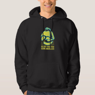 Niemand starb an Muskelkater Lustiger Workout-Humo Hoodie