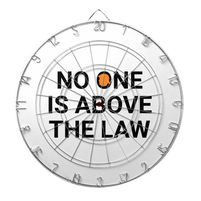 Niemand steht über dem Gesetz Dartscheibe (vorne)