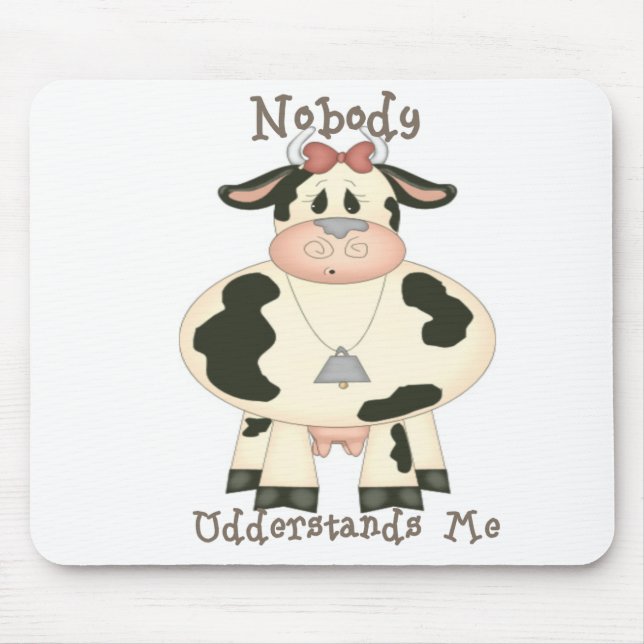 Niemand Udderstands ich Mousepad (Vorne)