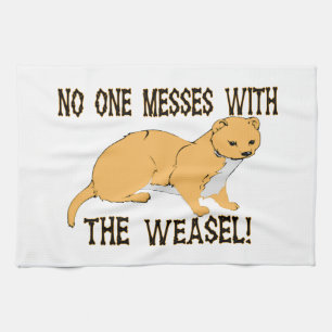 Niemand verwirrt mit dem Weasel Handtuch